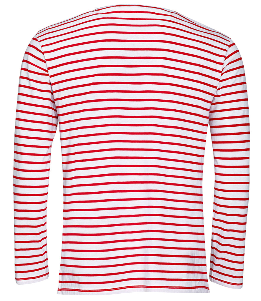 SOL'S Marine Long Sleeve Striped T-Shirt