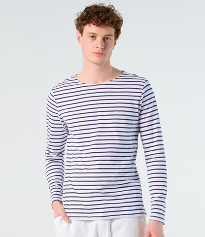 SOL'S Marine Long Sleeve Striped T-Shirt