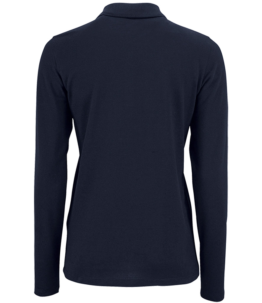 SOL'S Ladies Perfect Long Sleeve Piqué Polo Shirt