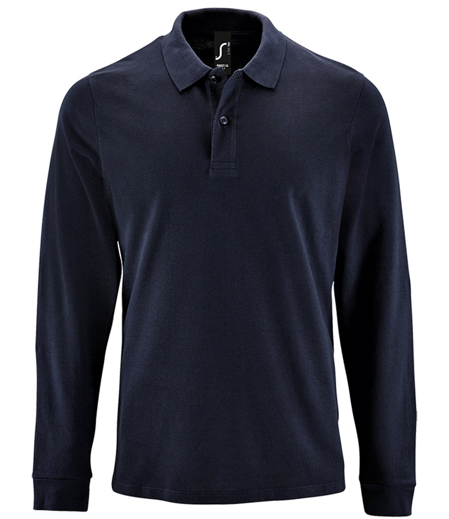 SOL'S Perfect Long Sleeve Piqué Polo Shirt