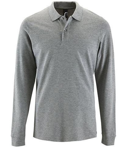 SOL'S Perfect Long Sleeve Piqué Polo Shirt