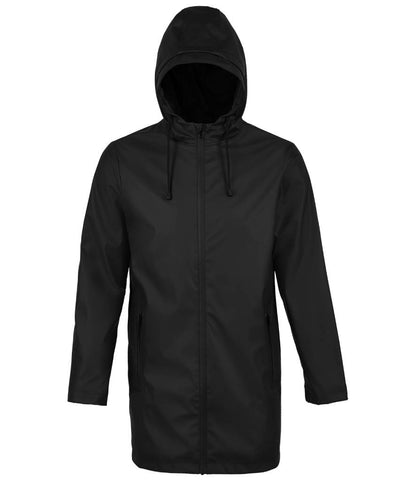 NEOBLU Antoine Wax Parka Jacket | Deep Black