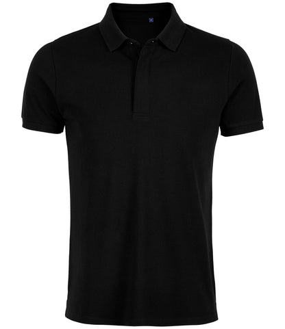 NEOBLU Owen Piqué Polo Shirt | Deep Black