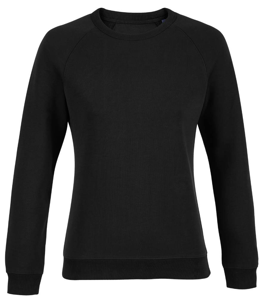 NEOBLU Ladies Nelson French Terry Sweatshirt | Deep Black