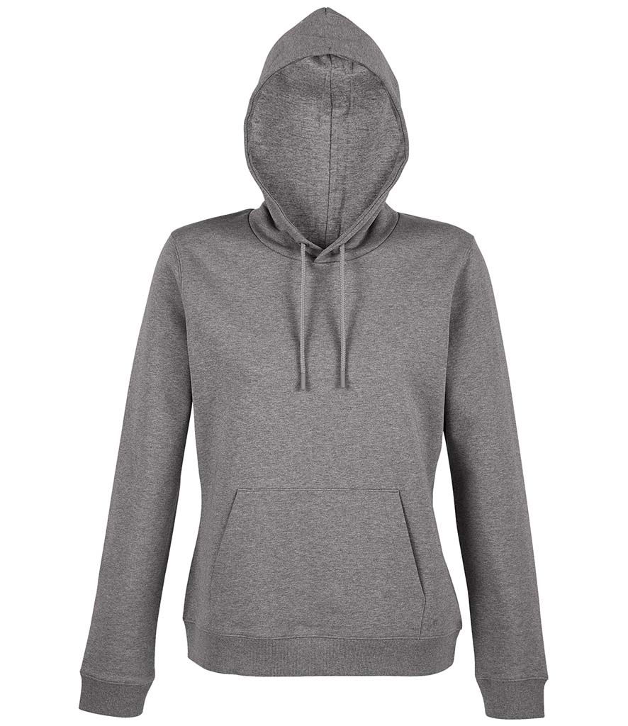 NEOBLU Ladies Nicholas French Terry Hoodie | Deep Black