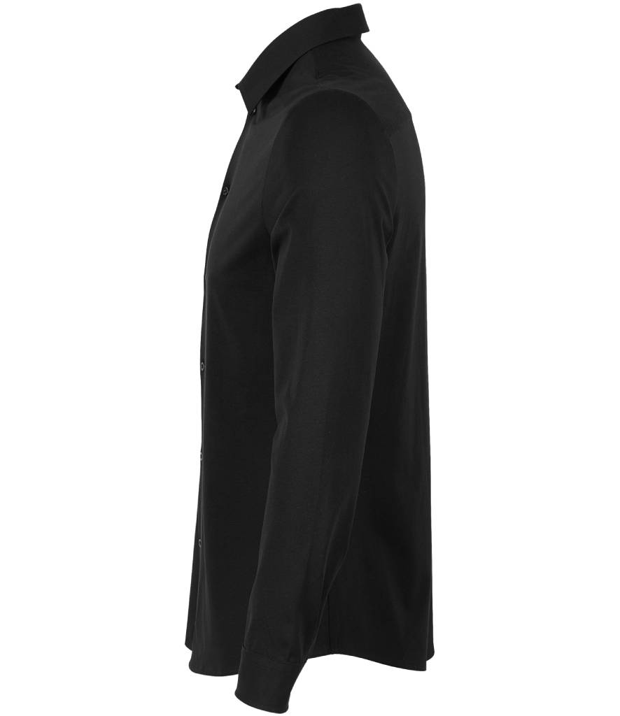 NEOBLU Balthazar Jersey Long Sleeve Shirt | Deep Black