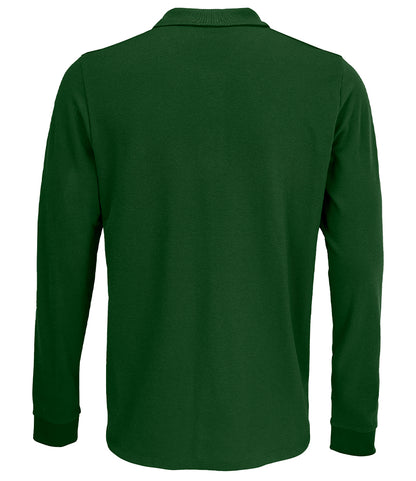 SOL'S Unisex Prime Long Sleeve Piqué Polo Shirt