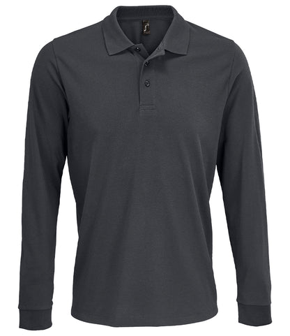 SOL'S Unisex Prime Long Sleeve Piqué Polo Shirt