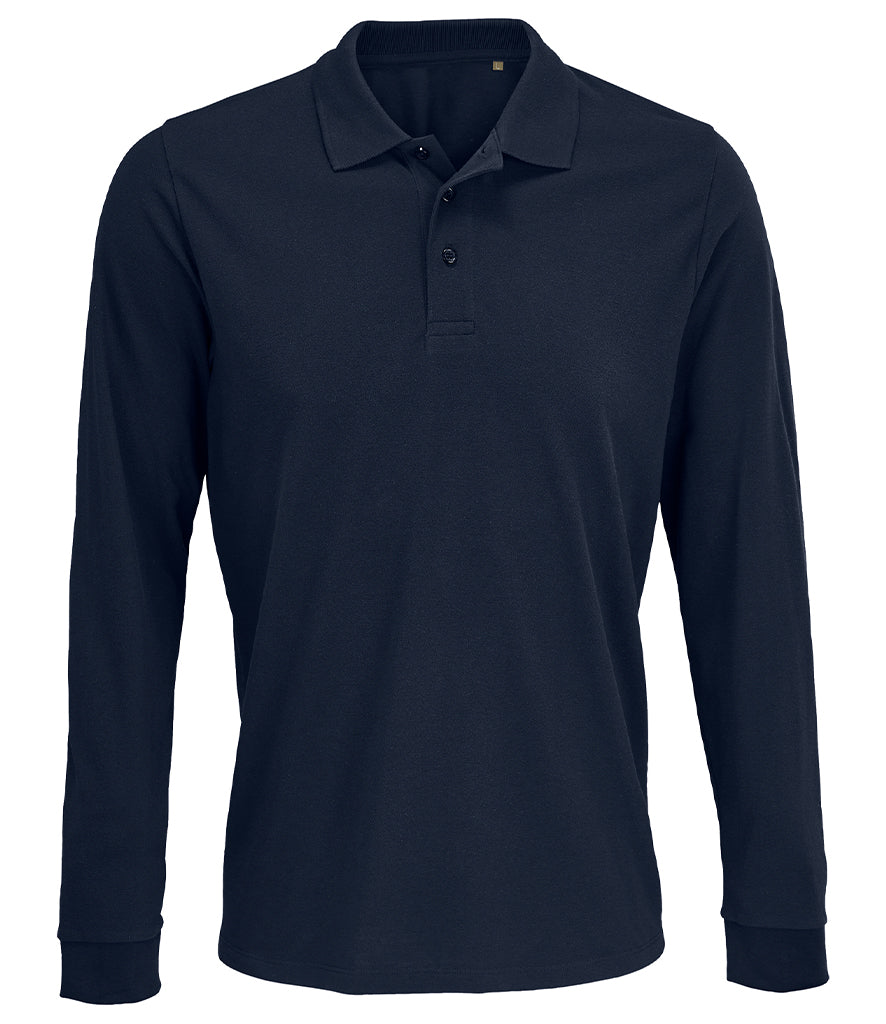 SOL'S Unisex Prime Long Sleeve Piqué Polo Shirt