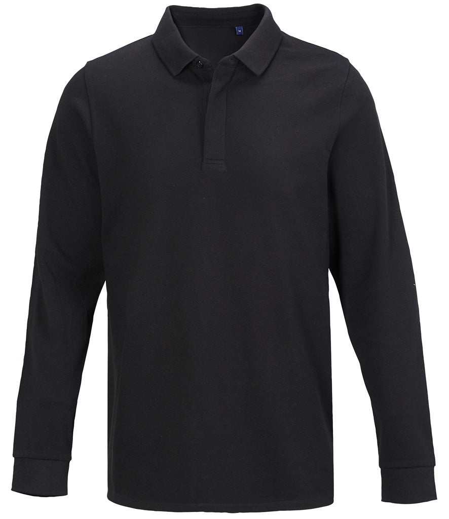 NEOBLU Owen Long Sleeve Piqué Polo Shirt