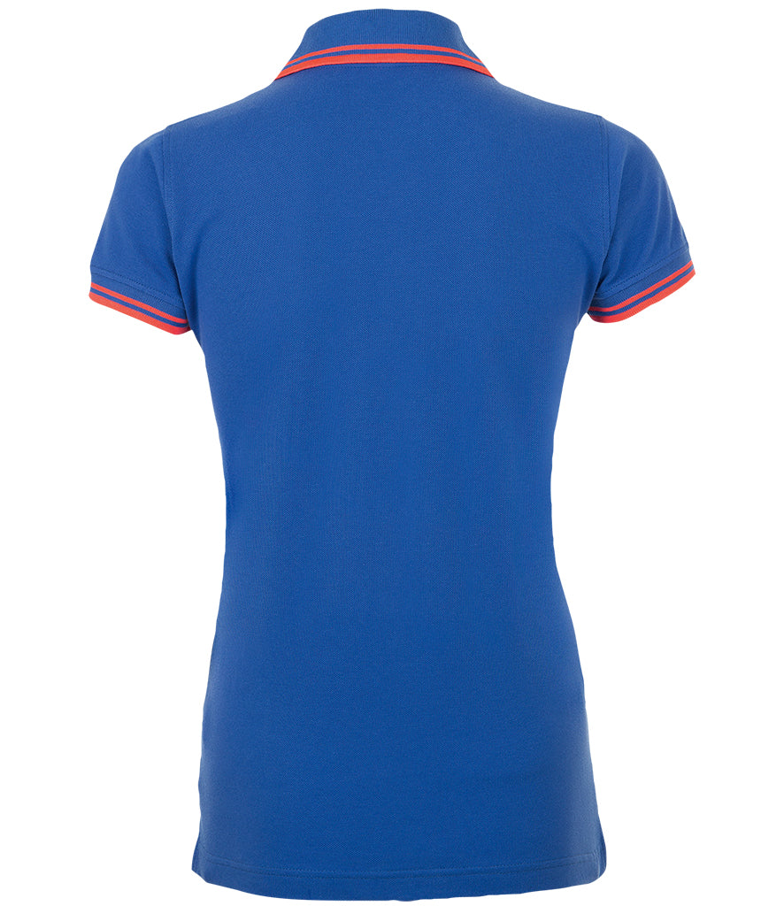 SOL'S Ladies Pasadena Tipped Cotton Piqué Polo Shirt