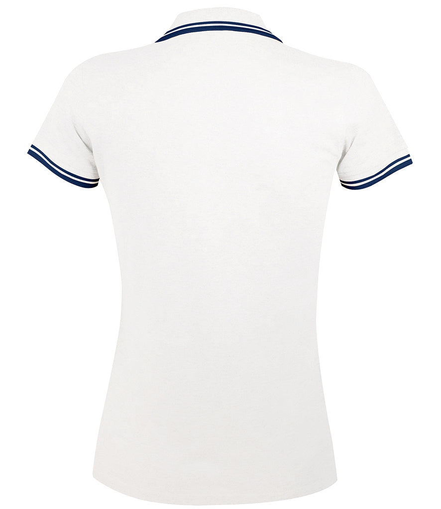 SOL'S Ladies Pasadena Tipped Cotton Piqué Polo Shirt