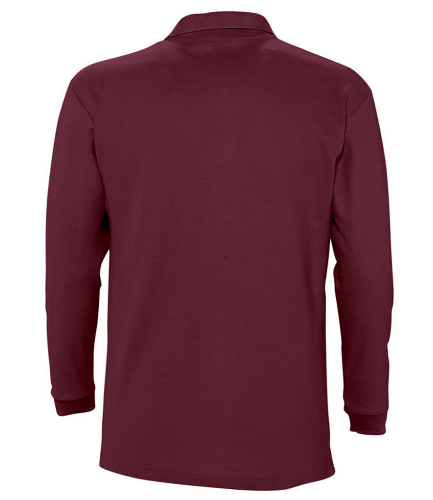 SOL'S Winter II Long Sleeve Cotton Piqué Polo Shirt