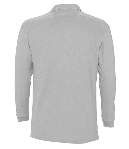 SOL'S Winter II Long Sleeve Cotton Piqué Polo Shirt