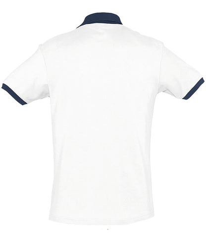 SOL'S Prince Contrast Cotton Piqué Polo Shirt