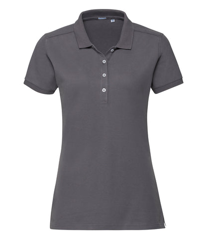 Russell Ladies Stretch Piqué Polo Shirt