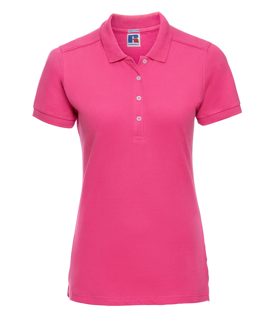 Russell Ladies Stretch Piqué Polo Shirt