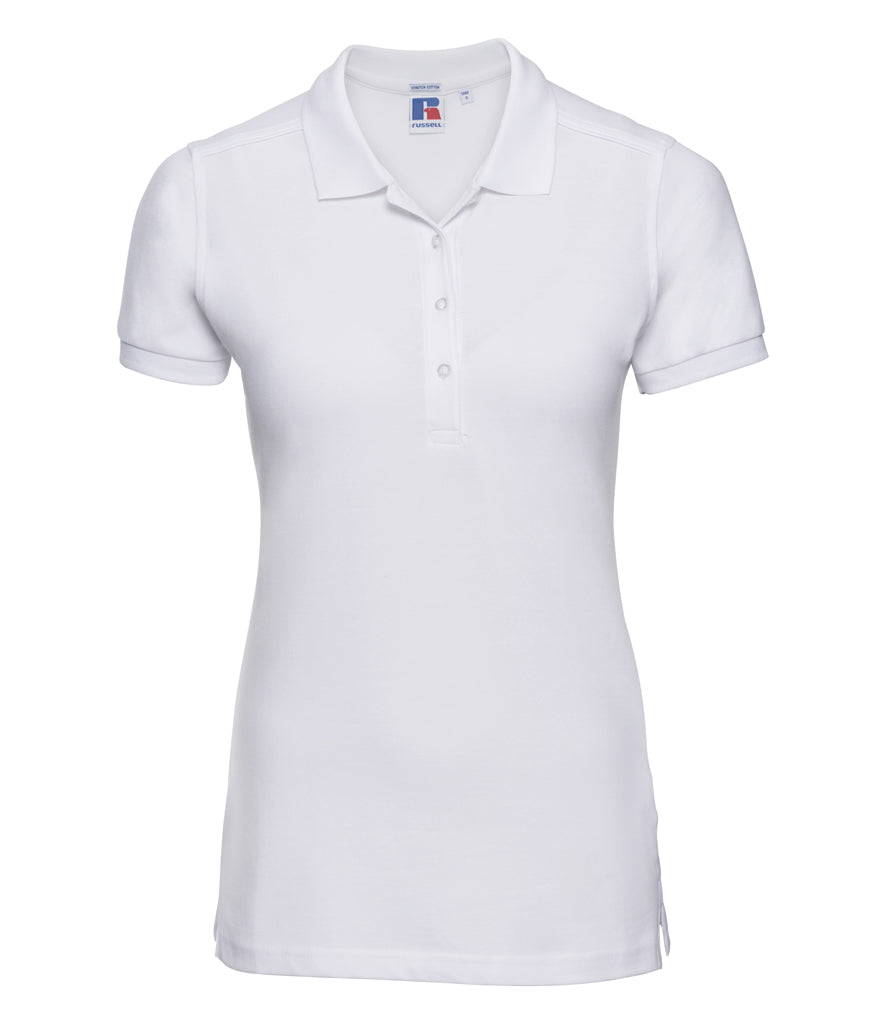 Russell Ladies Stretch Piqué Polo Shirt