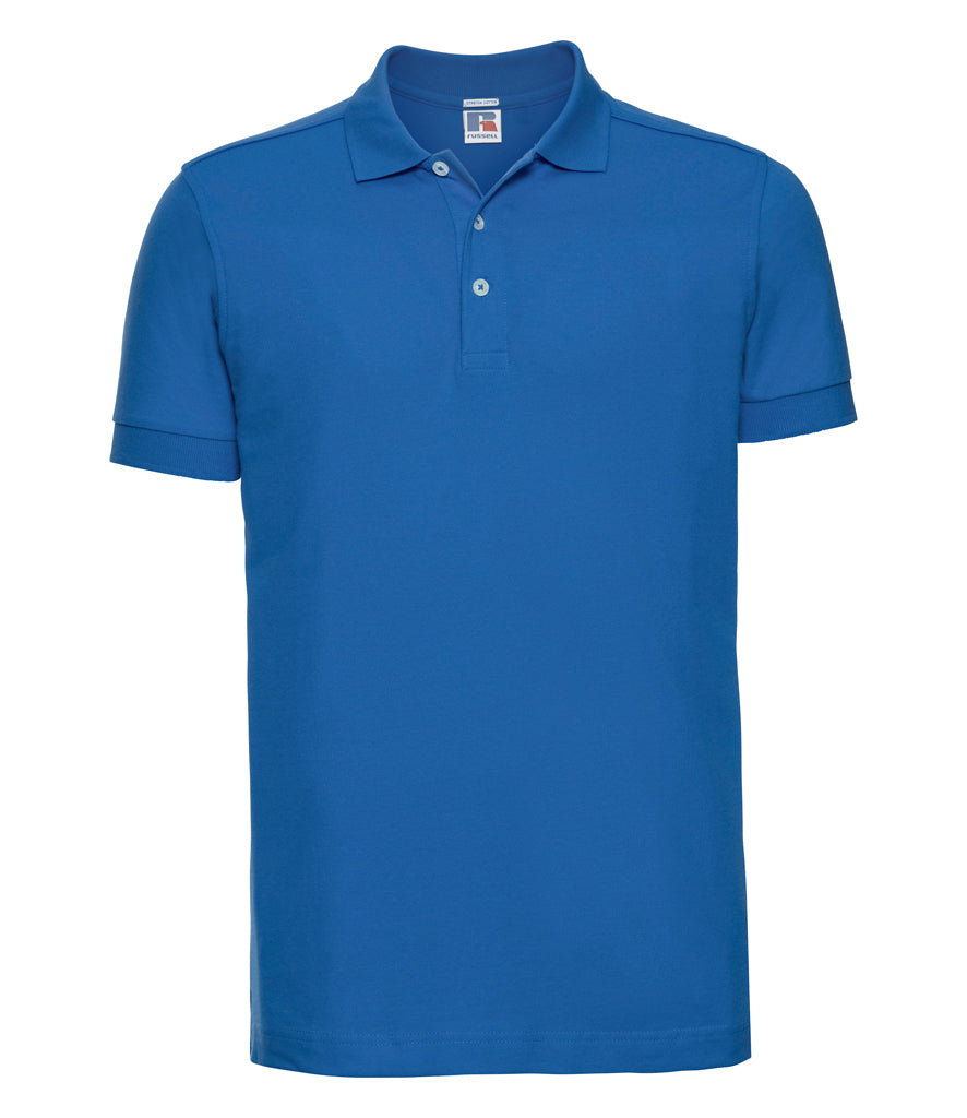 Russell Stretch Piqué Polo Shirt