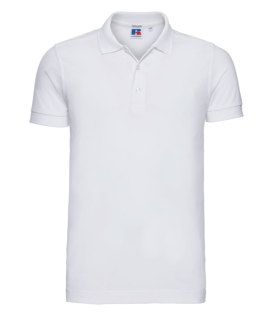 Russell Stretch Piqué Polo Shirt