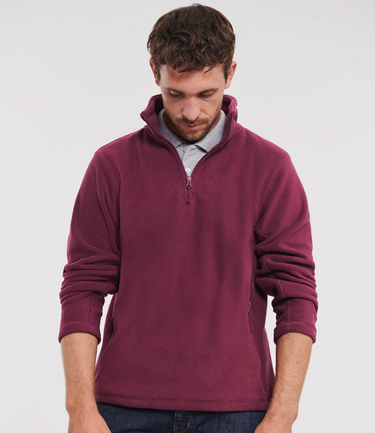 Russell Zip Neck Outdoor Fleece