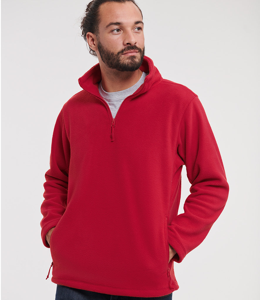 Russell Zip Neck Outdoor Fleece