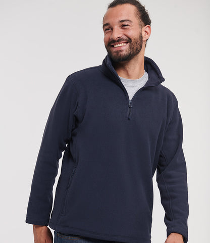 Russell Zip Neck Outdoor Fleece