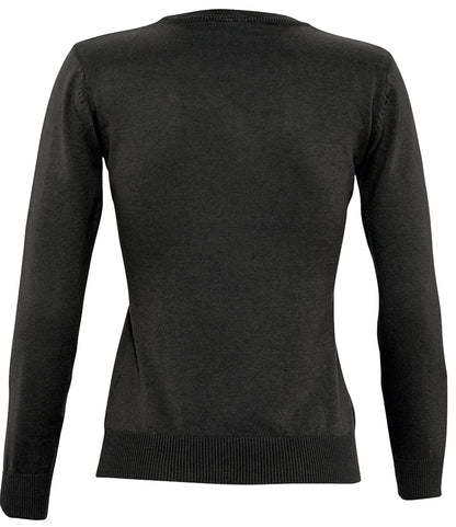 SOL'S Ladies Galaxy Cotton Acrylic V Neck Sweater