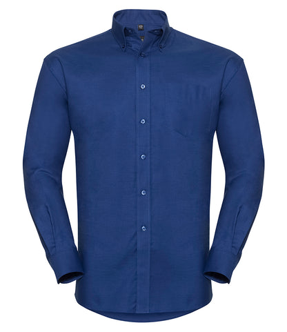 Russell Collection Long Sleeve Easy Care Oxford Shirt