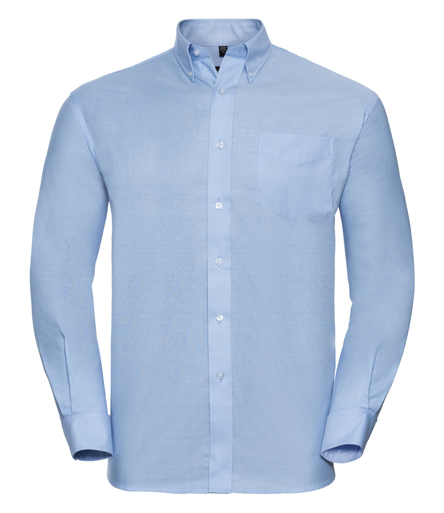 Russell Collection Long Sleeve Easy Care Oxford Shirt