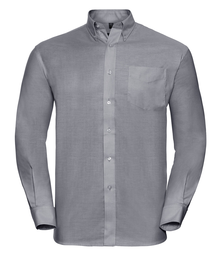 Russell Collection Long Sleeve Easy Care Oxford Shirt