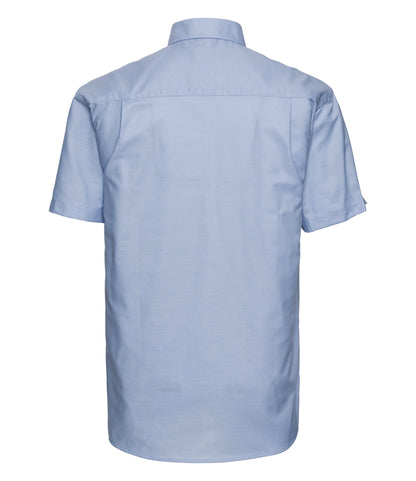 Russell Collection Short Sleeve Easy Care Oxford Shirt