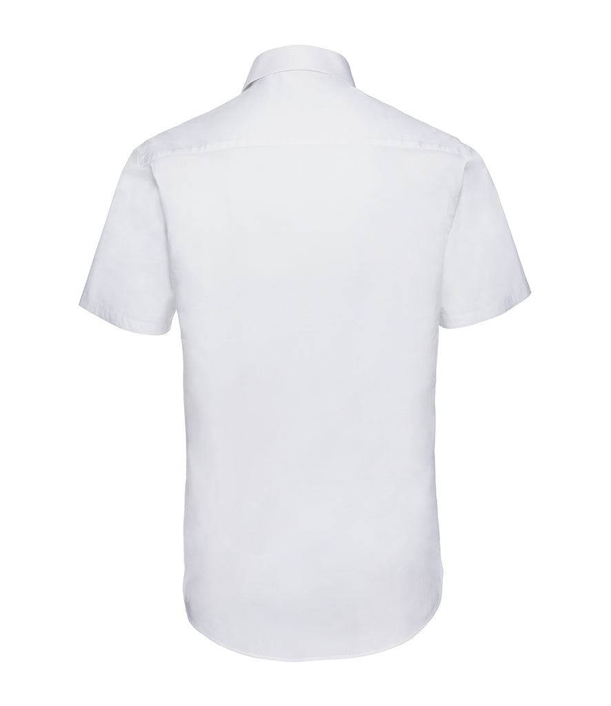 Russell Collection Short Sleeve Easy Care Fitted Shirt