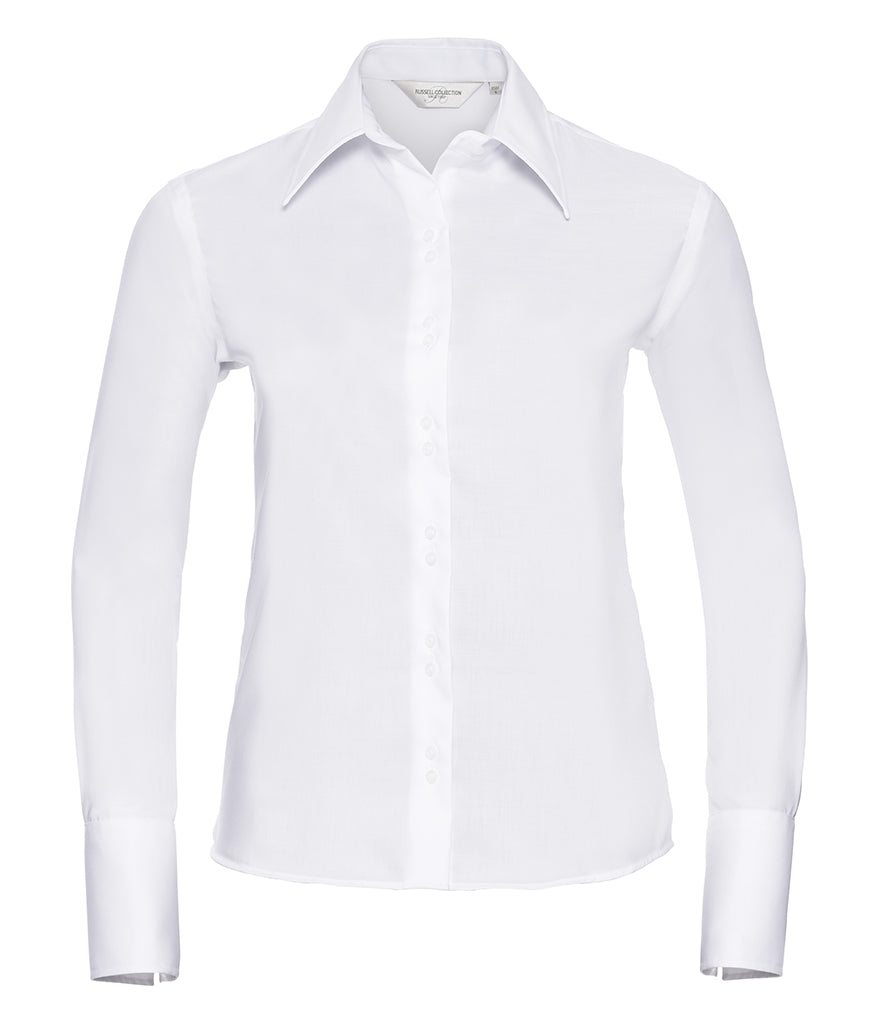 Russell Collection Ladies Long Sleeve Ultimate Non-Iron Shirt