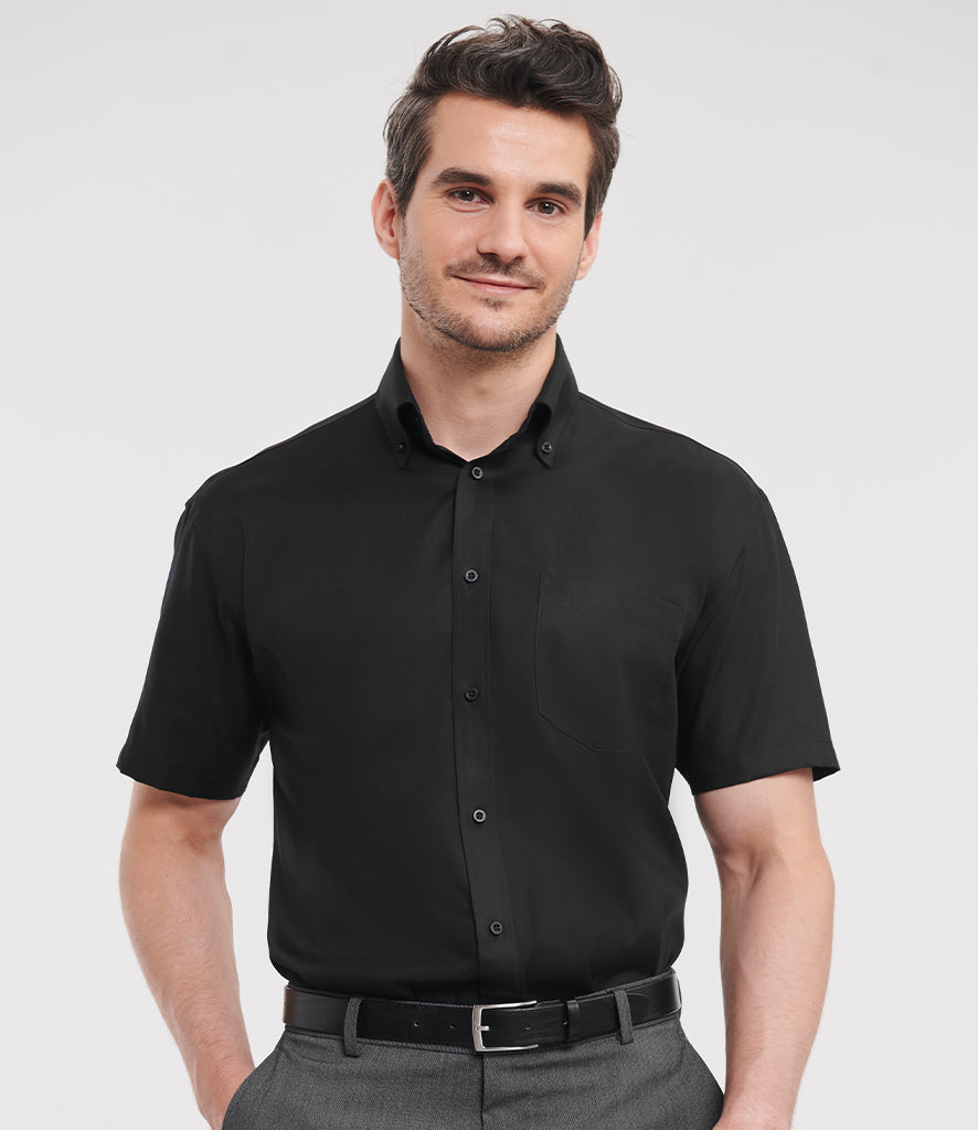 Russell Collection Short Sleeve Ultimate Non-Iron Shirt