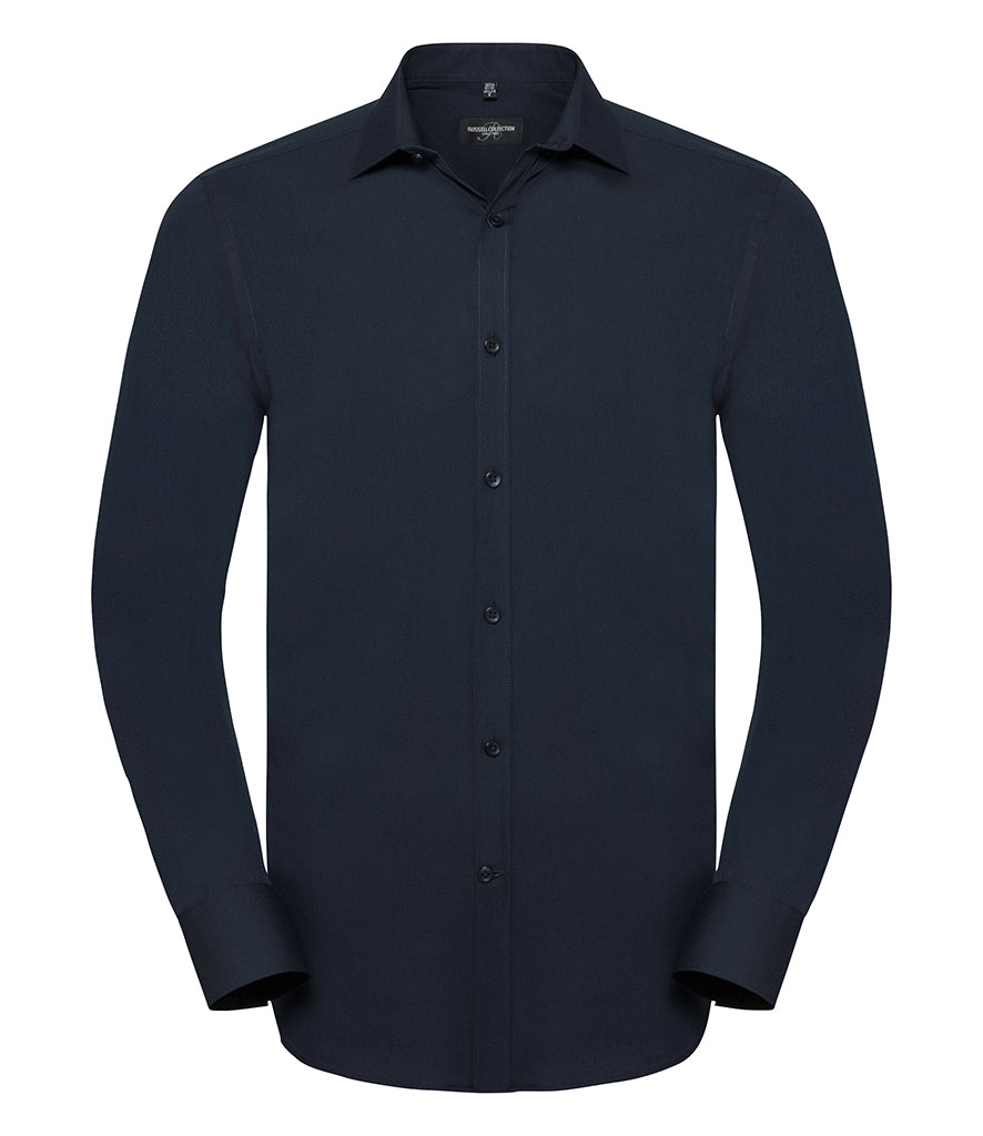 Russell Collection Long Sleeve Ultimate Stretch Shirt