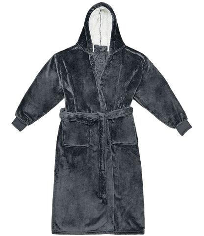 Brand Lab Unisex Hooded Cuffed Robe