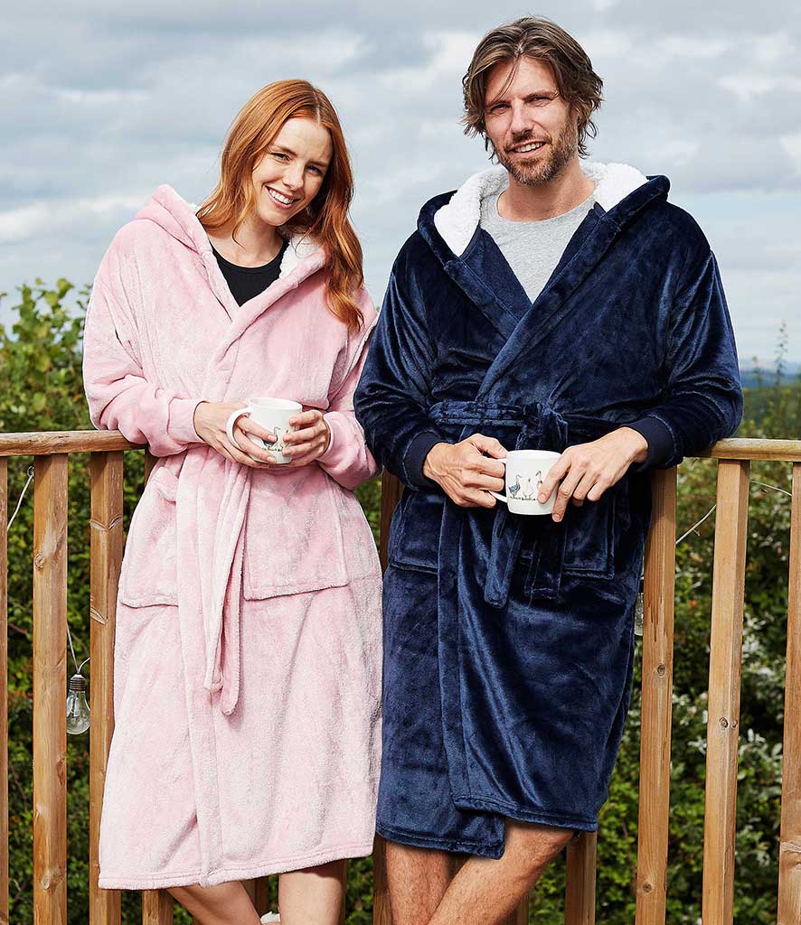 Brand Lab Unisex Hooded Cuffed Robe