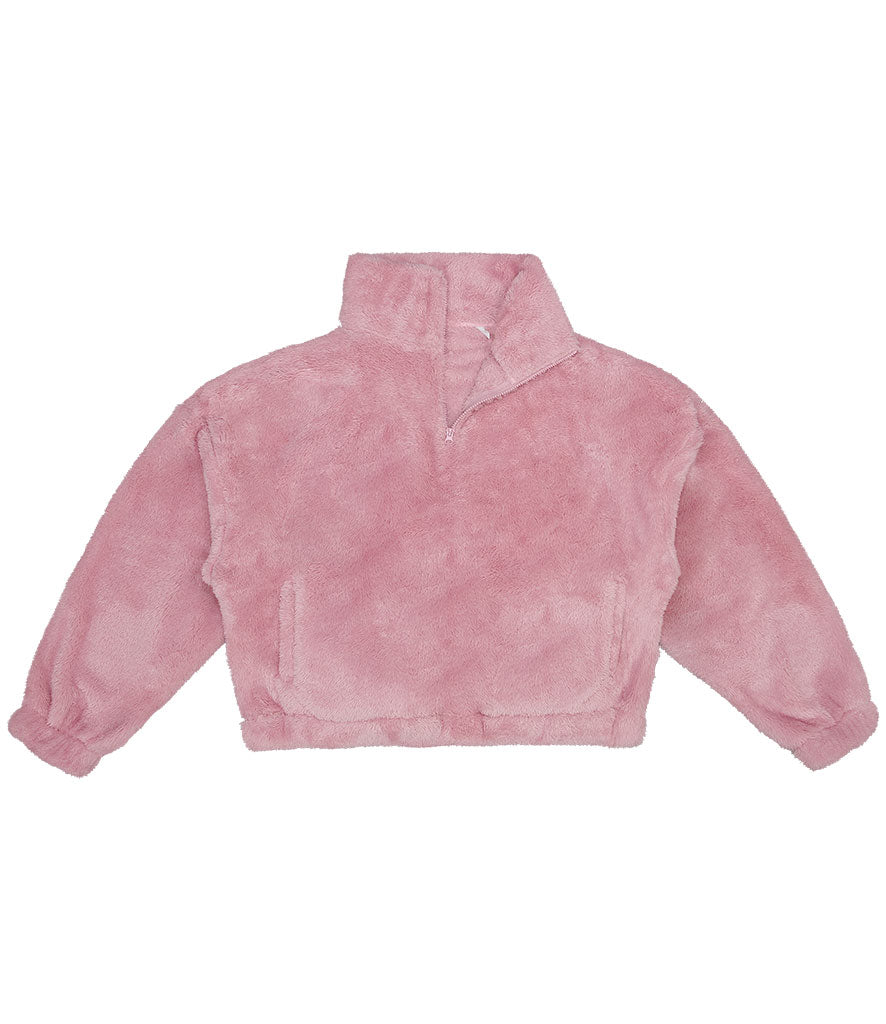 Brand Lab Ladies Fluffy 1/4 Zip Fleece