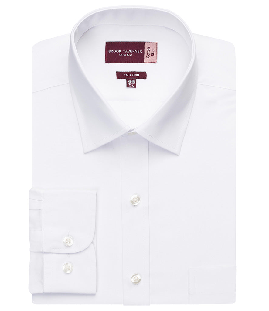 Brook Taverner Rapino Long Sleeve Poplin Shirt