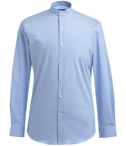 Brook Taverner Volterra Long Sleeve Grandad Collar Shirt