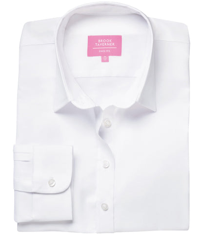 Brook Taverner Ladies Albany Long Sleeve Classic Oxford Shirt