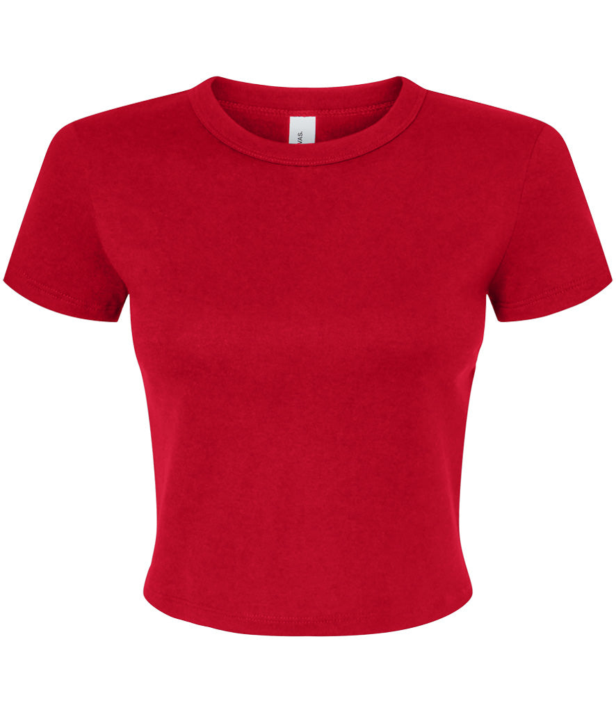 Bella Ladies Micro Rib Baby T-Shirt