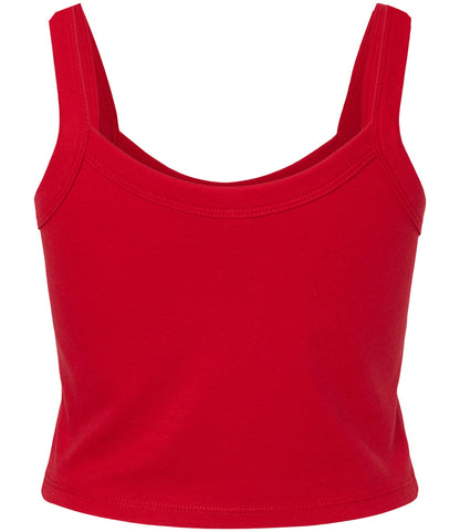 Bella Ladies Micro Rib Spaghetti Strap Tank Top