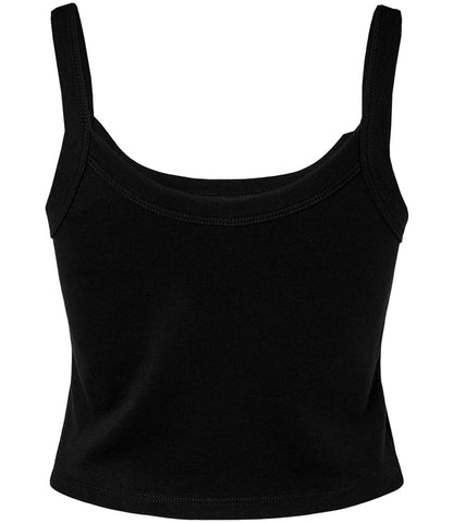 Bella Ladies Micro Rib Spaghetti Strap Tank Top