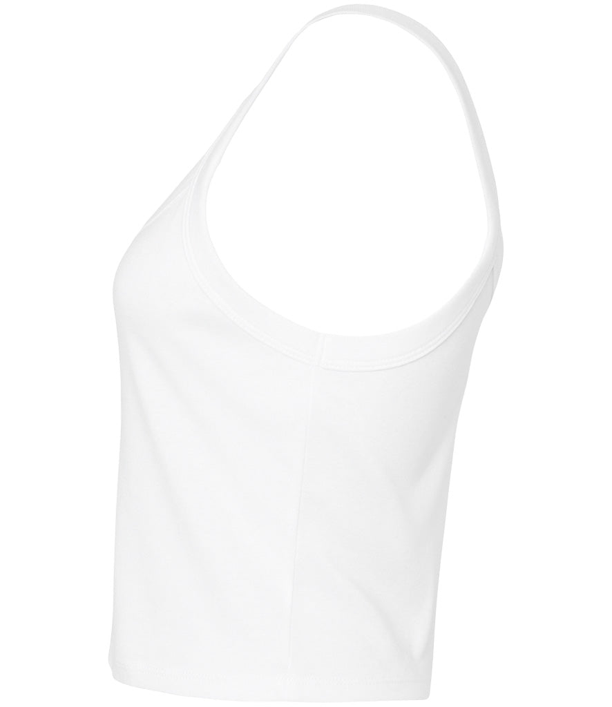 Bella Ladies Micro Rib Spaghetti Strap Tank Top