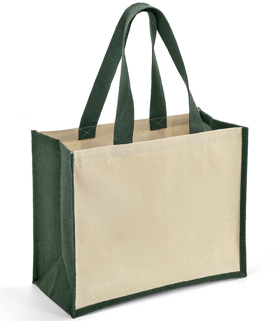 Brand Lab Jute and Canvas Shopper