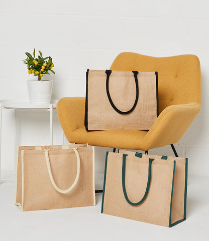 Brand Lab Jute Tipped Shopper