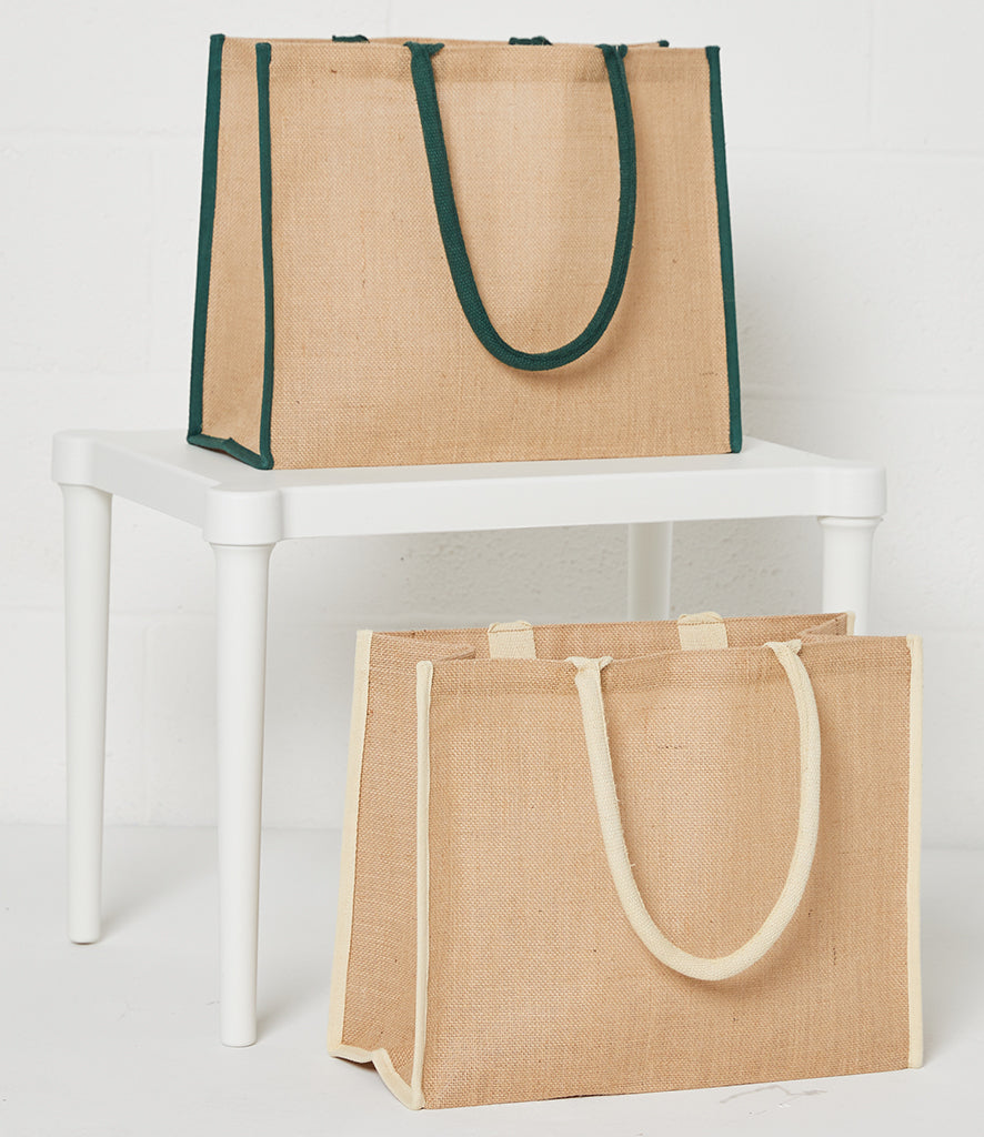 Brand Lab Jute Tipped Shopper