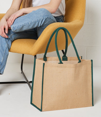 Brand Lab Jute Tipped Shopper